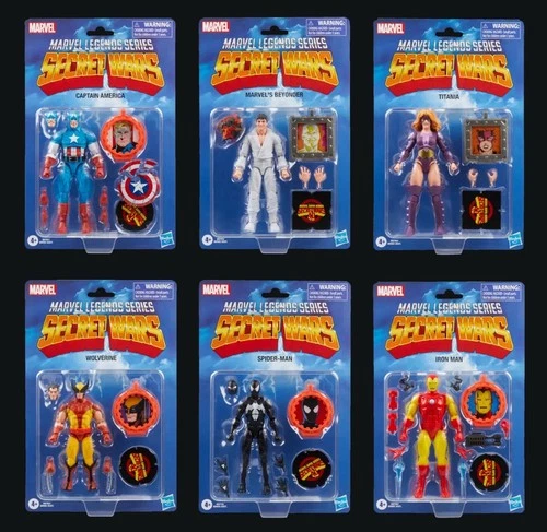 Marvel Legends Secret Wars Complete Set of 6 Figures Wave 1 NIB Sealed