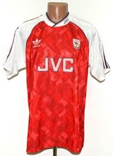 ARSENAL LONDON 1990/1992 HOME FOOTBALL SHIRT SIZE L ADULT