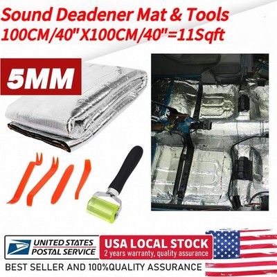 11sqft Sound Deadener Automotive Insulation Heat Shield Noise Kill Damping Mat
