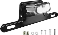 License Plate Light Waterproof 12v Dc Lighted Licence Plate Hol Color Silver