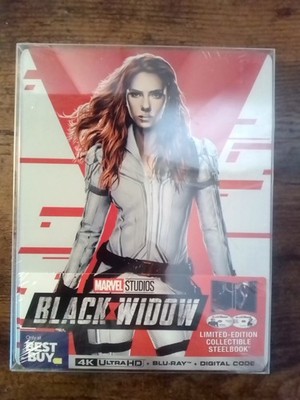 Black Widow (2021 , 4K Ultra HD Blu-ray/Blu-ray) New / Sealed