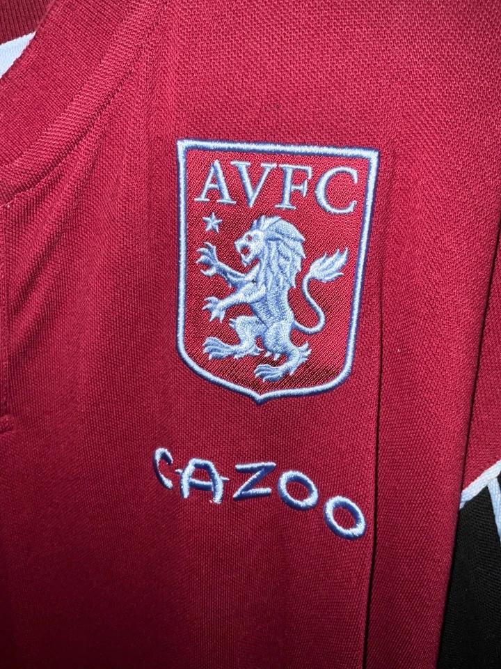 Aston Villa Soccer Jersey Football Shirt Kappa Men’s Size 4XL - Image 4 of 4