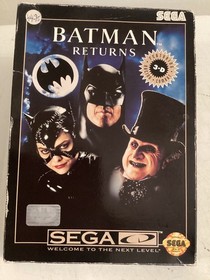 SEGA MEGA CD BATMAN RETURNS NTSC USA USED IMPORT MD US Excellent Condition CIB