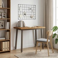 90 X 55 X 75 Cm Massivholz Akazie Natur Und Kaffee Rechtwinklig
