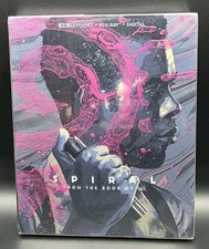 SPIRAL From the Book of SAW (4K + Blu-ray + Digital, 2023) SEALED Steelbook OOP
