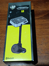 Auto Drive Gooseneck FM Transmitter Bluetooth 5.3 Handsfree Dual USB AUX