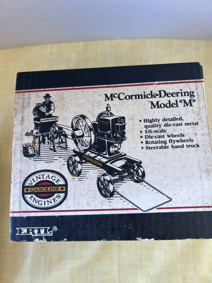 ERTL McCormick, Deering Model "M" 1:6 Scale Die Cast Metal 1990 NEW - Image 3 of 4