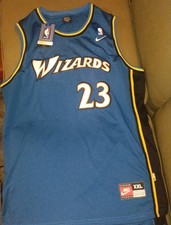 2XL Michael Jordan Washington Wizards 23 Blue NBA Basketball Jersey New