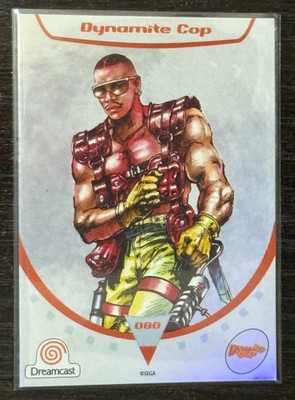 LIMITED RUN GAMES - SEGA DREAMCAST TRADING CARD - DYNAMITE COP FOIL #80