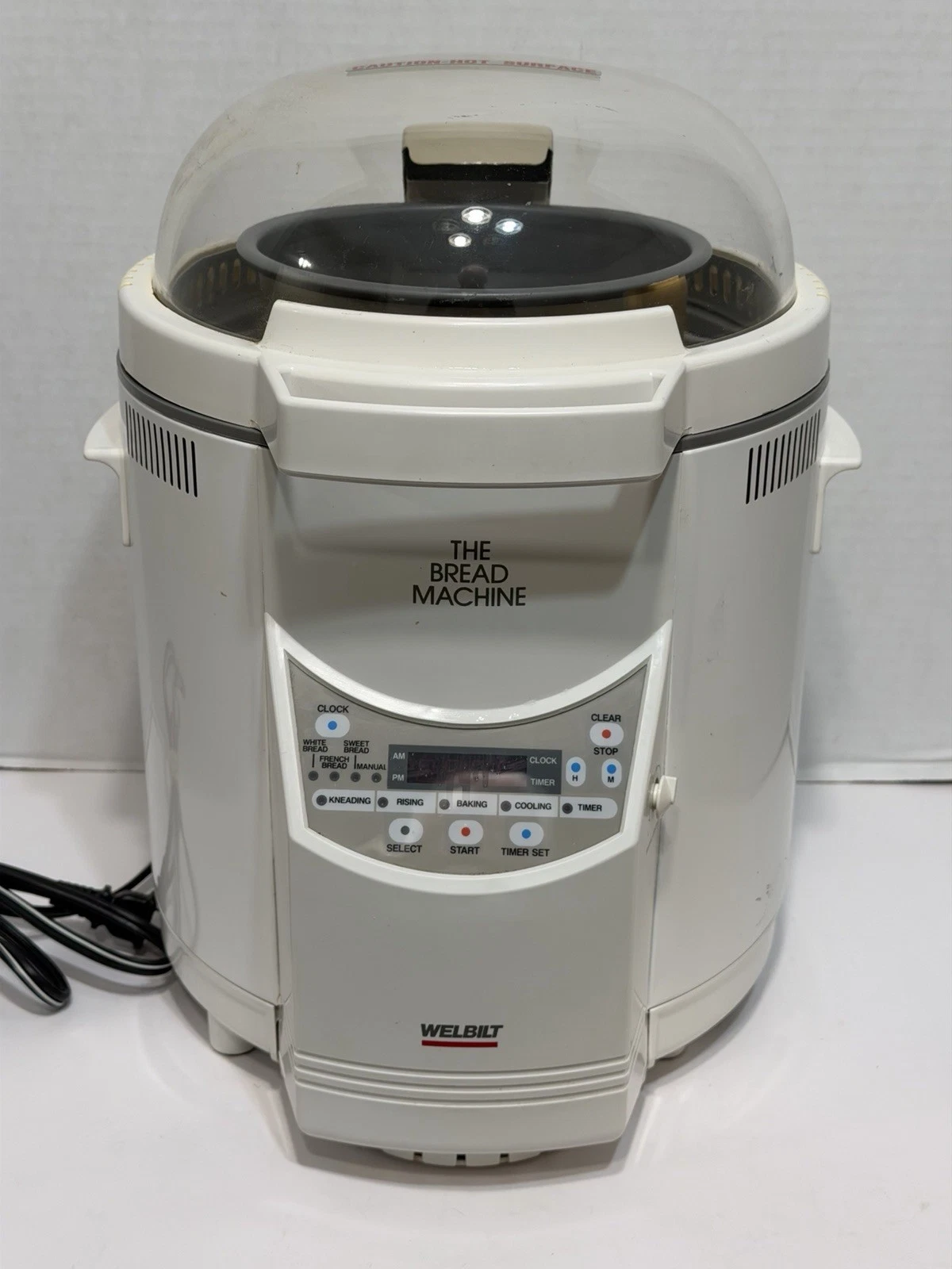 WELBILT Bread Maker The Bread Machine ABM-100-4 White Dome Top 2 Lb
Opens in a new window or tab