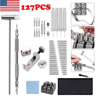 Adjustment Watch Band Strap Bracelet Link Pin Remover Repair Resizing Tool Kit