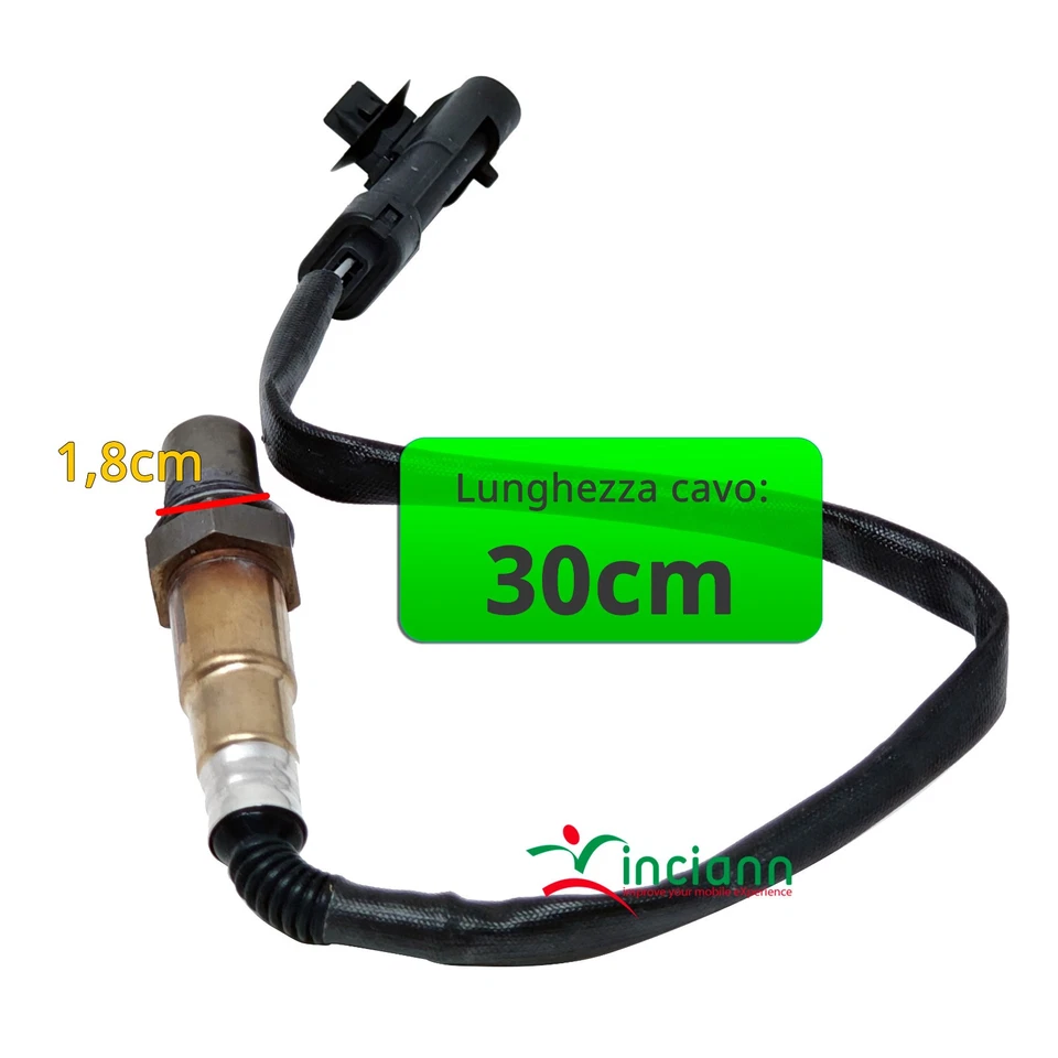 Sonda lambda sensore ossigeno Renault Twingo I 1.2 16V 75cv RWW2 - Immagine 3 di 4