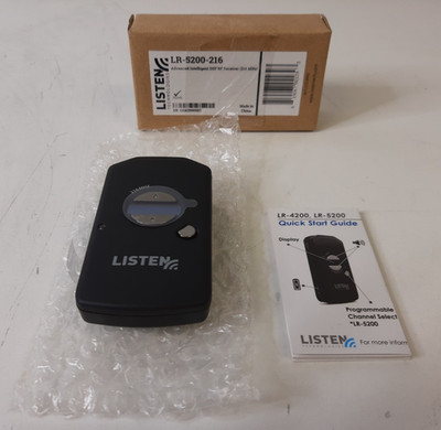 Listen Technologies LR-5200-216 Advanced Intelligent DSP RF Receiver  (216MHz)
