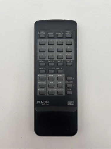 OEM ORIGINAL Vintage Replacement Remote Control Denon RC-246 for DCM440 / DCM460
