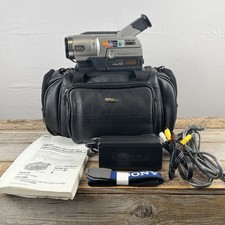 Sony Handycam Vision CCD-TRV308 NTSC Video Hi8 Camcorder Tested Works