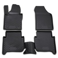 Gummi-FußMatten VW Touran 2003-2015 (5-Sitzer) Novline Passgenau Auto Set