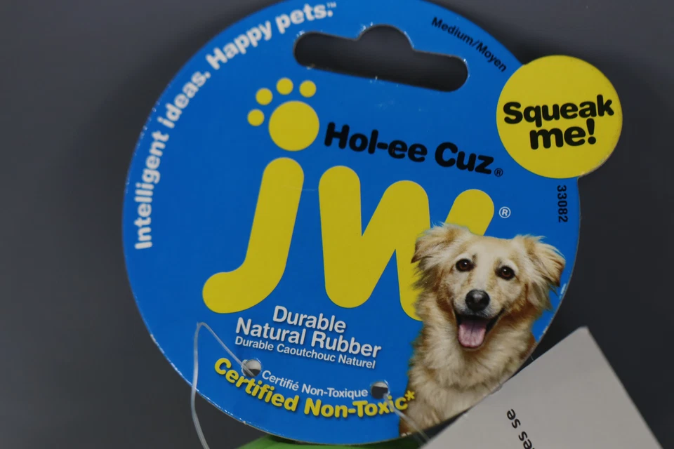 Juguete para perro PetMate JW Holee Cuz de goma de alta resistencia no tóxico chirriante lanzar. Foto 3 de 3