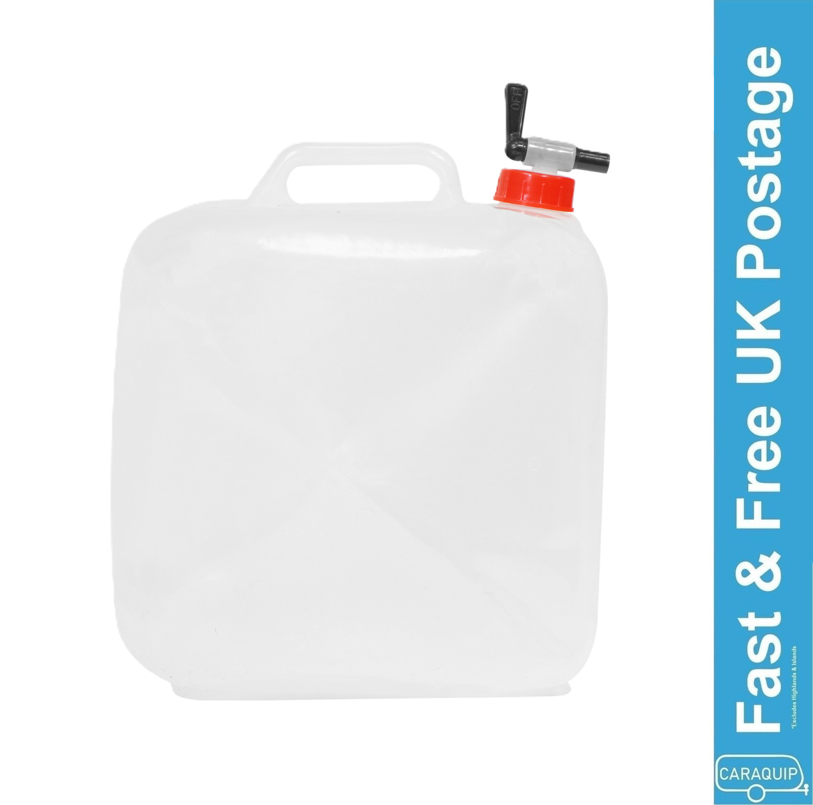 Streetwize 15L Jerry Can Collapsible Folding Water Carrier Camping Caravan Boat