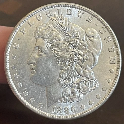 1886 P Morgan Silver Dollar ~ UNC MS BU ~ 90% Silver $1