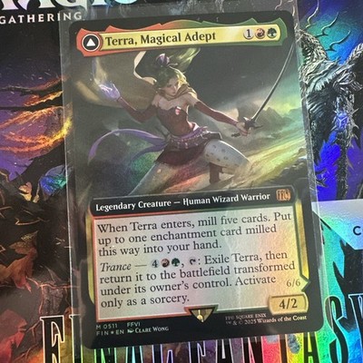 Terra, Magical Adept - Extended Art Foil MtG Final Fantasy #511 | eBay