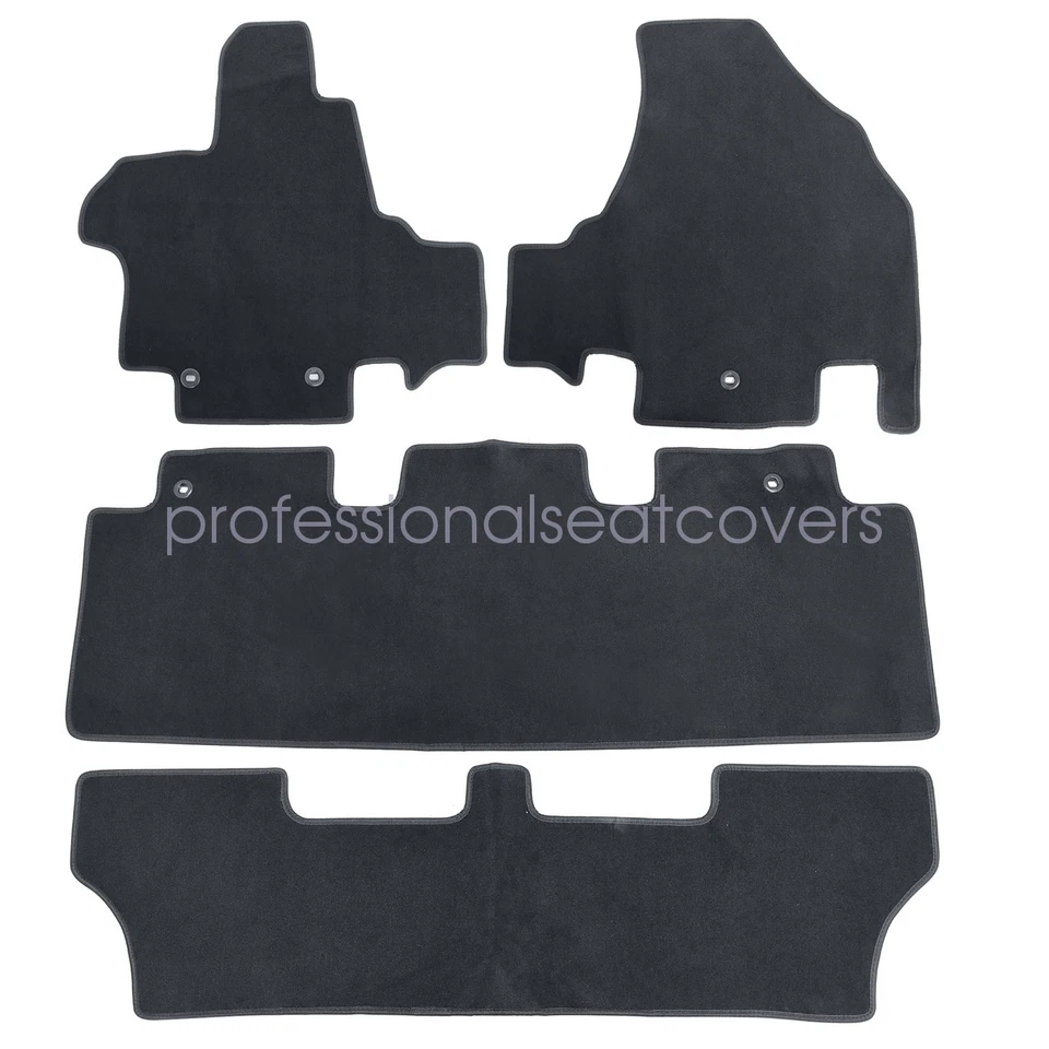 Alfombrillas delanteras y traseras nuevas alfombra terciopelo impermeable para Honda Odyssey 2011-2017 Foto 2 de 4