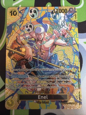 ONE PIECE Card Game エネル ＳＰ ONE PIECE Card Game Enel sp Adventure on KAMI's Island OP15