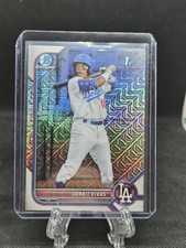 2022 1st Bowman Mega Box Jorbit Vivas Dodgers BCP-24 Mojo Refractor