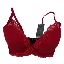 Natori Feathers T-Shirt Bra Burnt Red Women's Size 32DDD Style 730023 MSRP $68