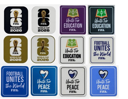 FIFA World Cup 2026 jersey patch set