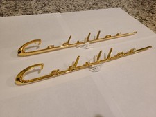 1954 1955 Cadillac Eldorado Original Goldplated Scrips Absolutely Showquality