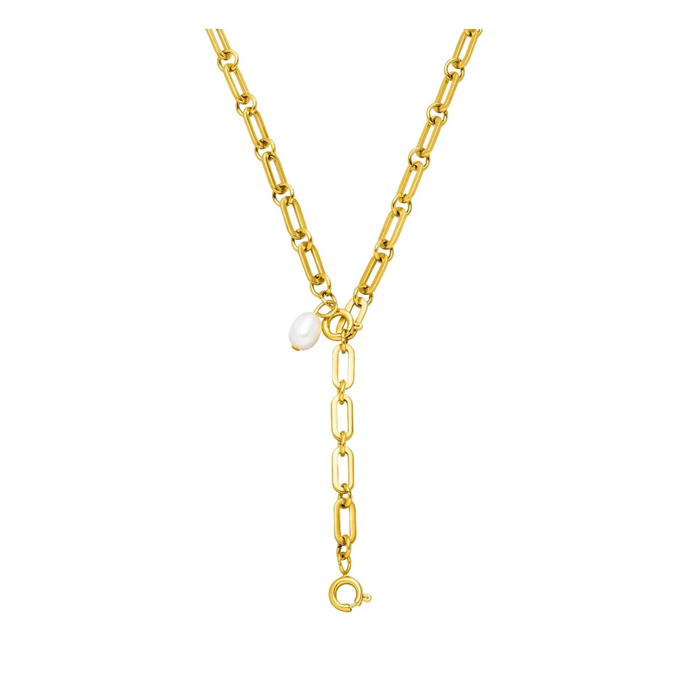 PURELEI Zodiac Charm Kette mit Perle 18K vergoldet 50 cm verstellbar NEU - Bild 3 von 3