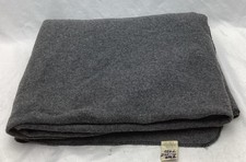 Slightly Used Military 80 Wool Gray Blanket 66x84 Camping Emergency Warm