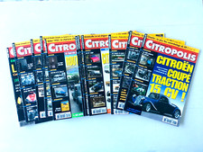 Lot  11  Revues   CITROPOLIS   Citroën  CX  DS  Traction  ID  SM  GS  Visa