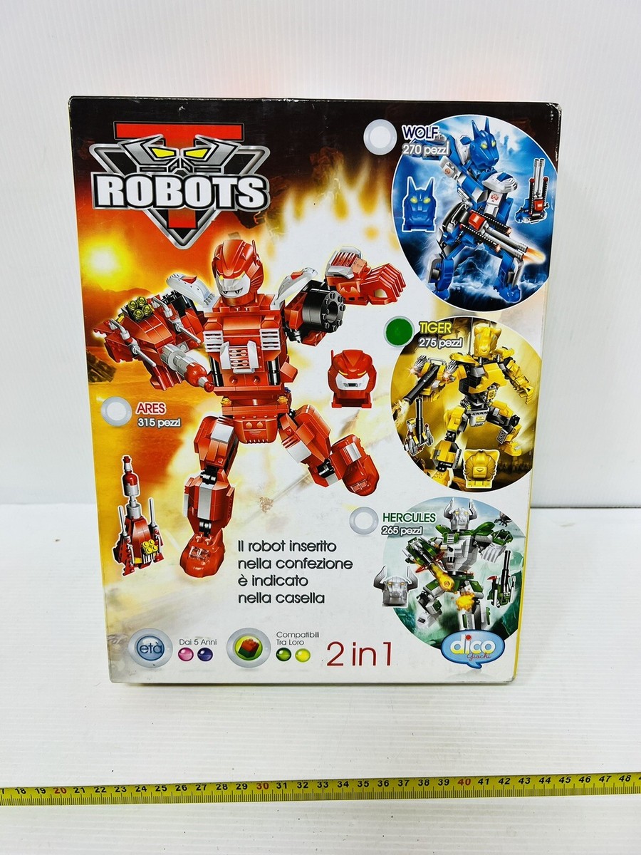 Buildable Robot 275 Pieces Tiger Dico Toys Brand New, Dead Stock