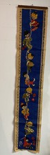 Vtg Kids Growth Chart on Jute Burlap Climbing Rope Wall Hanging 48" Retro Decor