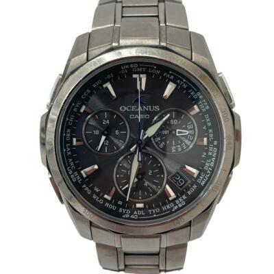 CASIO OCEANUS Manta OCW-S1000BJ-1AJF Watch Silver Solar Men's