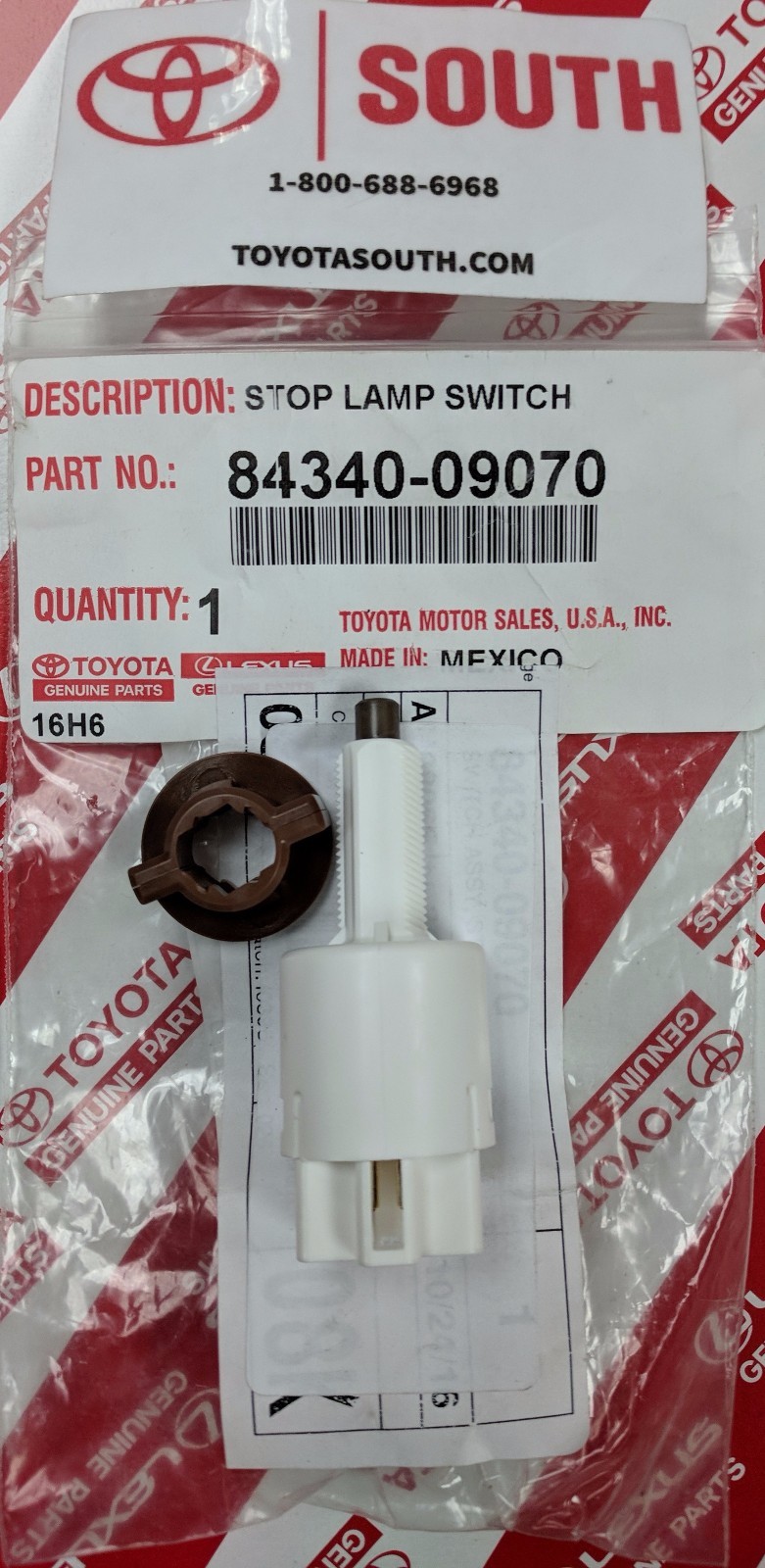 OEM Toyota Brake Light Switch 8434009310 Avalon Camry Sienna Rav4