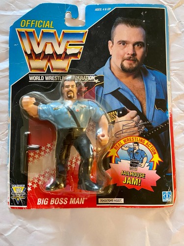 Big Boss Man Jailhouse Jam HASBRO WWF WWE Figure F...