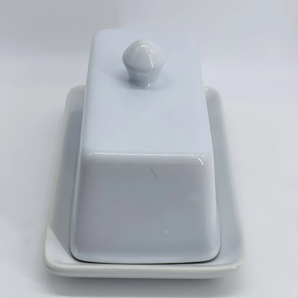 BISTRO BLANC GRES CREMA CERÁMICA MANTEQUILLA PLATO-UTENSILIOS DE CASA-UTENSILIOS DE COCINA-VAJILLA Foto 2 de 4