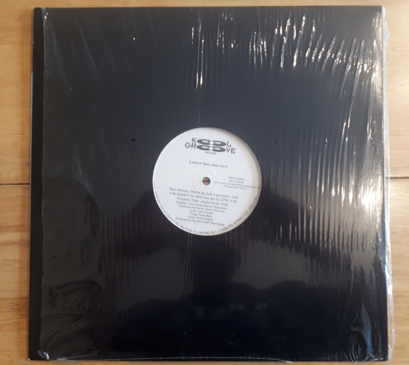 Kool Groove - Land Of Soul Jazz (Vol 4) 12"" Vinyl - Club House Dance Record - VG