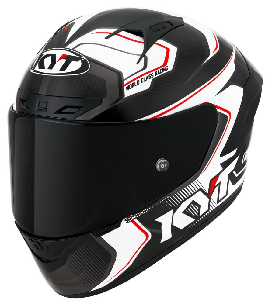 Full-Face Helmet KYT NZ RACE Carbon Competition White | eBay