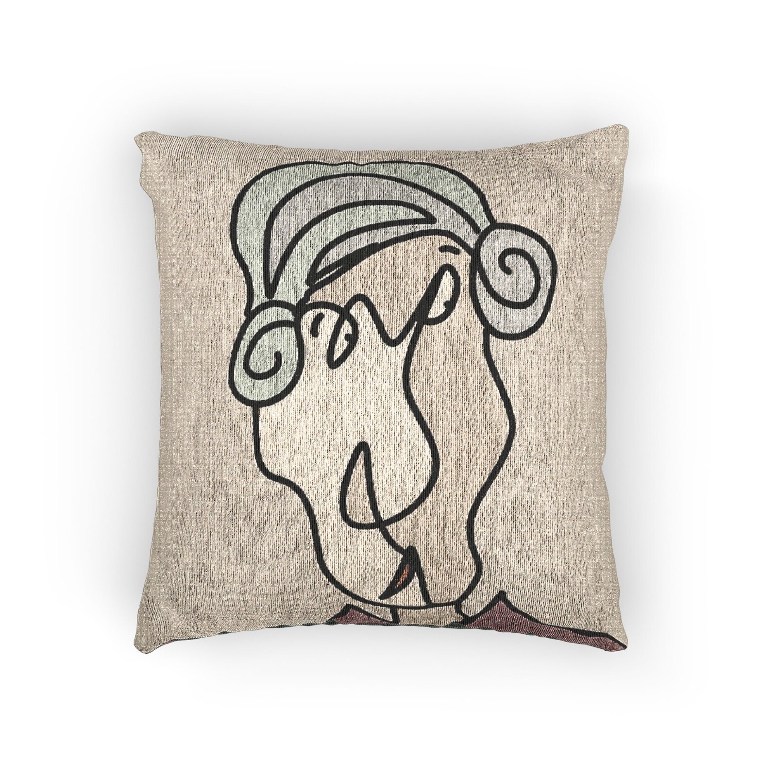People Pillows 17x18  Titled “Helga Schlegm” Pop Art Superhero Pillow