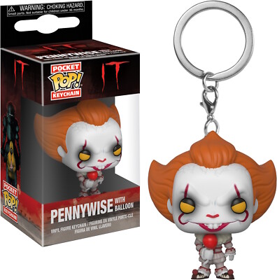 IT ES - Pennywise with Balloon   - Schlüsselanhänger Funko Pocket POP! Keychain