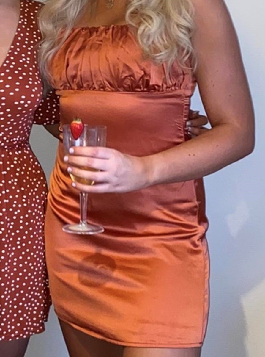 cocktail dresses missguided MISSGUIDED Sleeveless High Neck Lace Panel Waist A Line Mini Dress For Evening Party Club Night Out,M