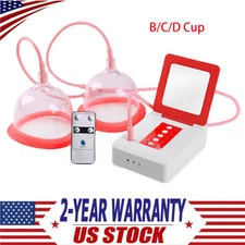 Electric Vacuum Breast Enlargement Therapy Machine Enhancement Pump B/C/D Cup