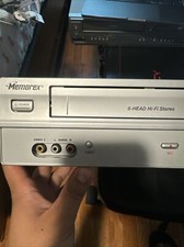 Memorex DVD VHS Combo 6 Head Hi-Fi Stereo VCR Player MVD4543 Tested,no Remote