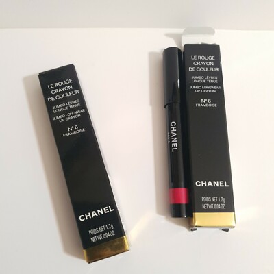 CHANEL Le Rouge Crayon de Couleur N°.6 Framboise 0.04 oz 1.51 gram