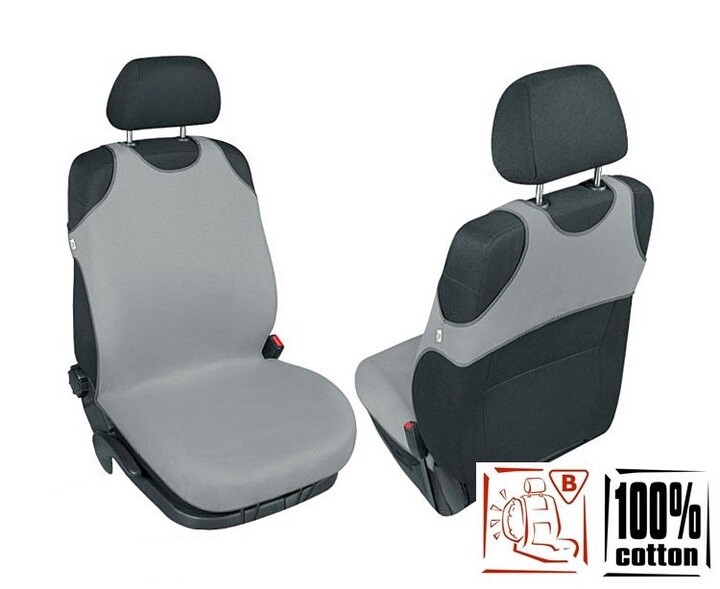 Universal COTTON Front Seat Covers Grey T-SHIRT for Citroen ZX | eBay