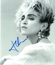 MADONNA AUTOGRAPHED SIGNED 8x10" GLOSSY PHOTO