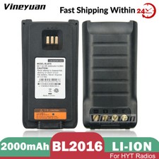 BL2016 Replacement 2000mAh Li-ion Battery for Hytera PD985 PD985U Two Way Radio